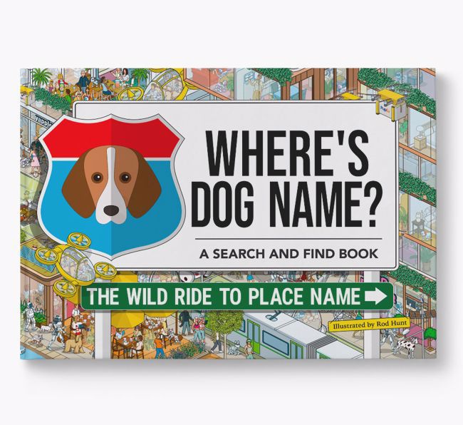 Personalised Harrier Book: Where's Dog Name? Volume 3